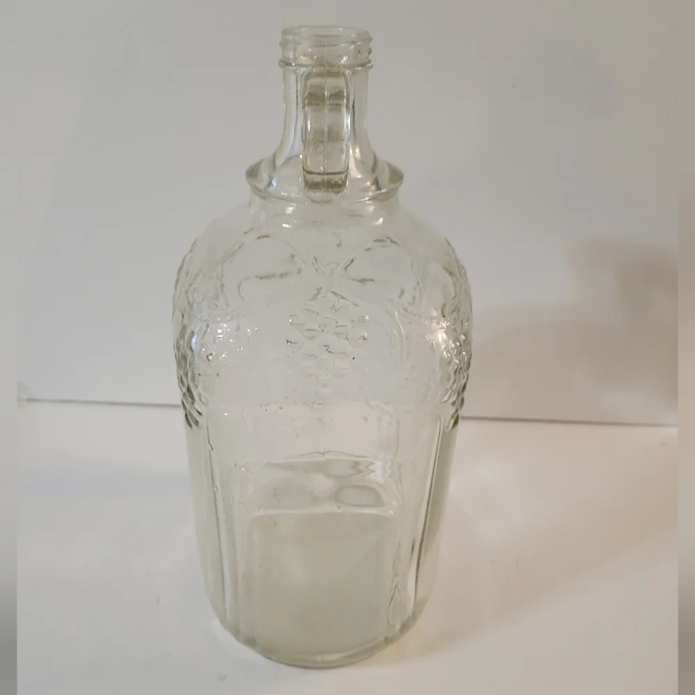 Antique 20s Ball Wine Jug Double Handle
